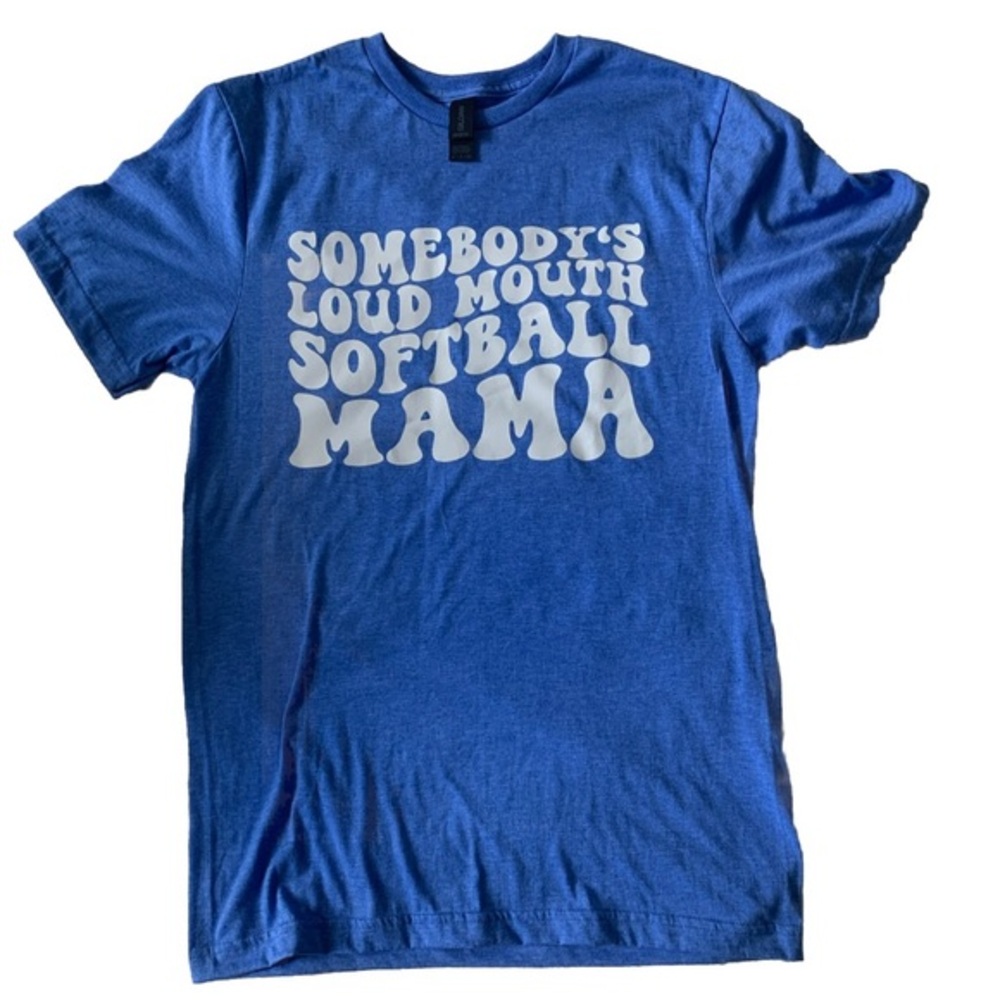 Somebody’s Loudmouth Softball Momma! t-Shirt (S)